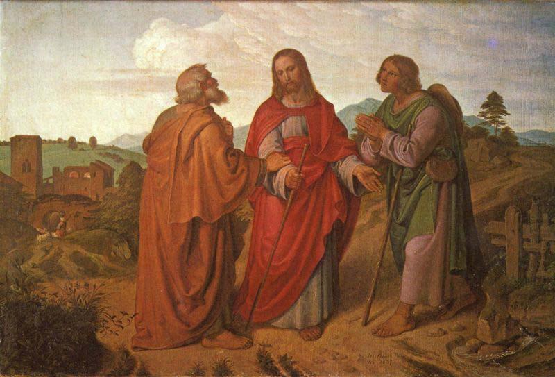 The walk to Emmaus, Joseph von Fuhrich